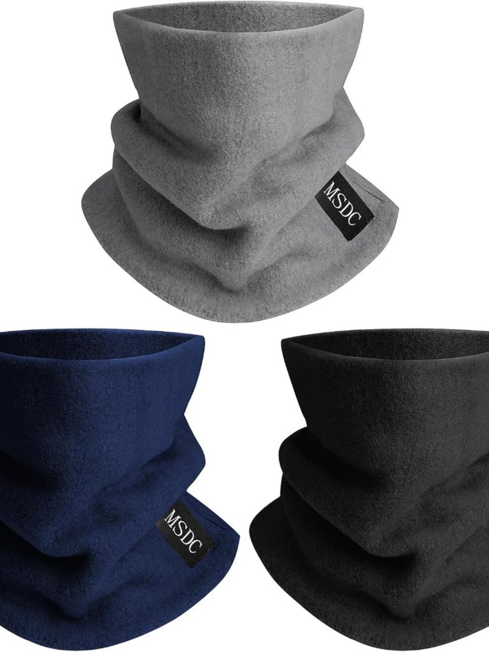 3 Pack,Neck Warmer Scarf Women Face Mask Covering for Cold Weather